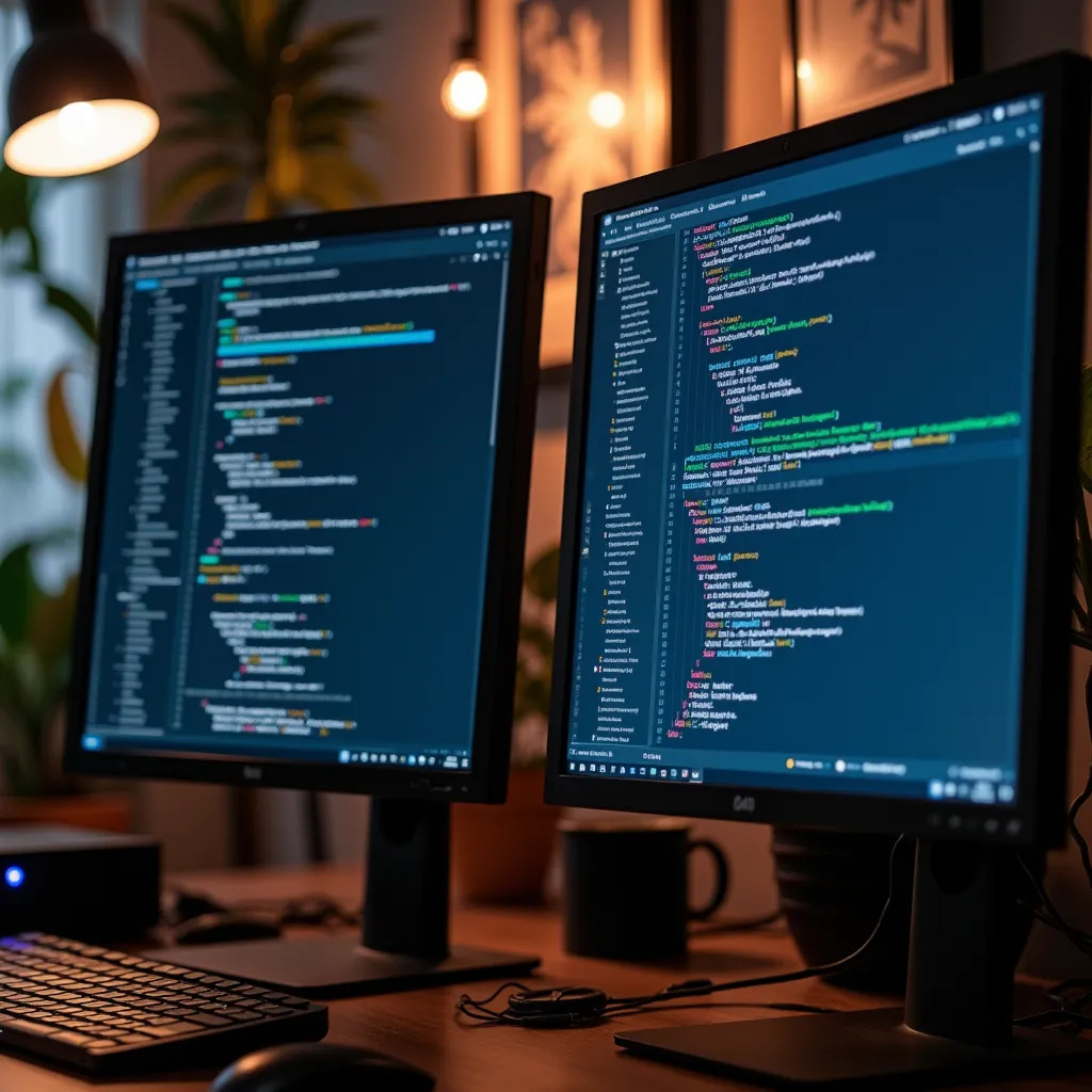 Enterprise Software Code Hintergrund